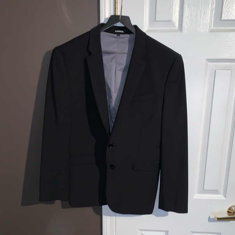 Express extra Slim Suit Jacket Black size 42R